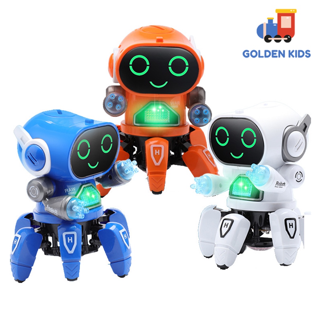 Đồ chơi robot thông minh, Bạch tuộc âm nhạc nhảy múa siêu đáng yêu GOLDEN KIDS