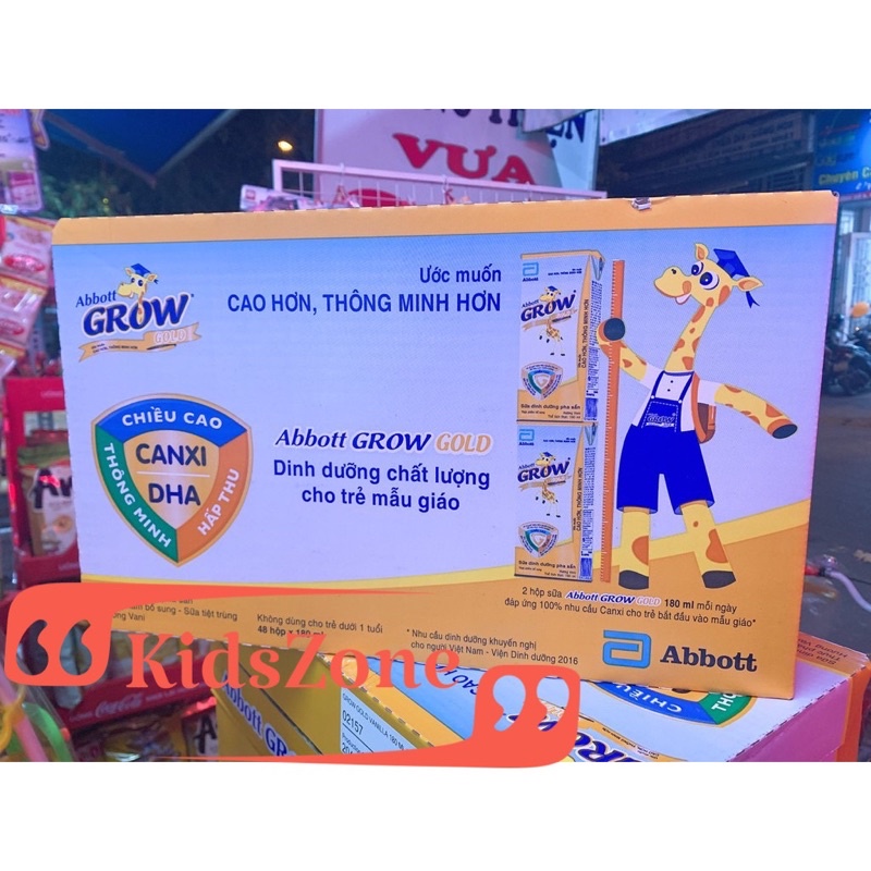 {Date T8/2023}Thùng Sữa Abbott Grow 180ml