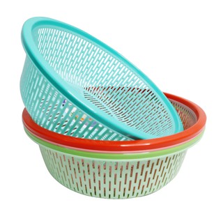 Rổ nhựa tròn có viền 26cm Chấn Thuận Thành đựng đồ, đựng rau củ RV2620 (giao màu ngẫu nhiên)