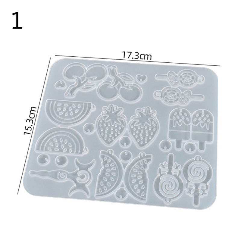 Khuôn Silicone Làm Bông Tai Trang Trí Giáng Sinh Cho Nữ