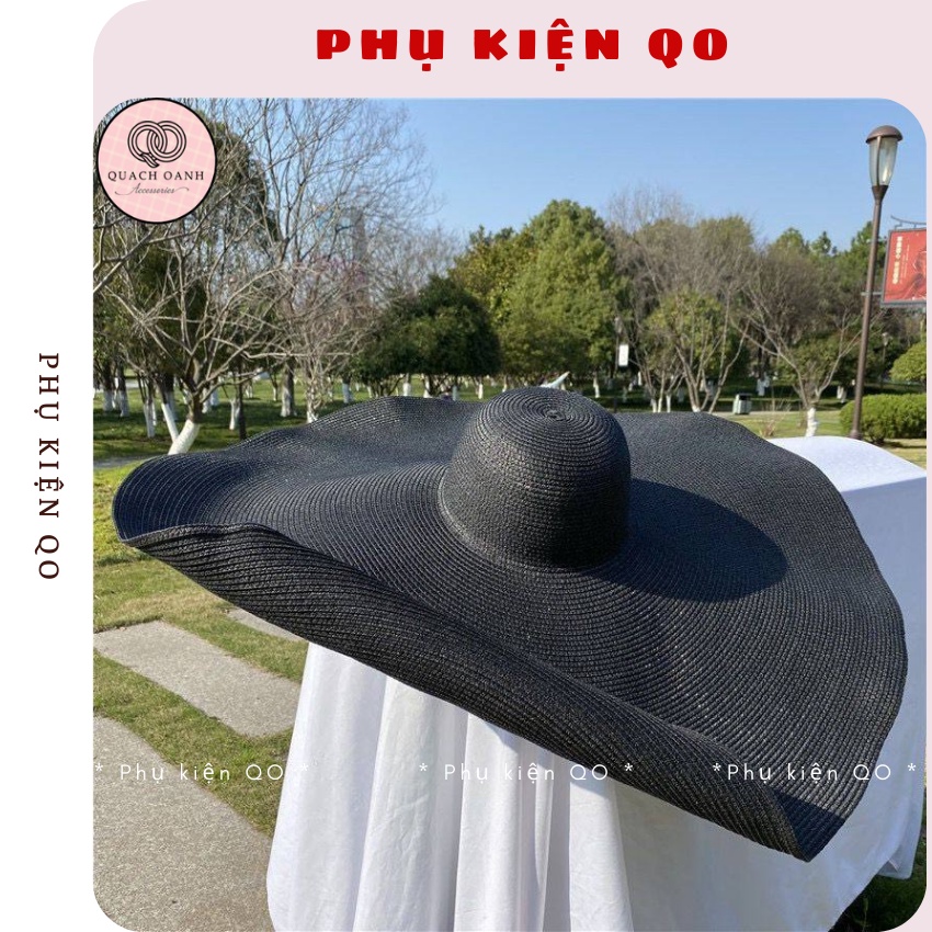 Mũ cói siêu to / mũ cói vành siêu rộng 75Cm M01