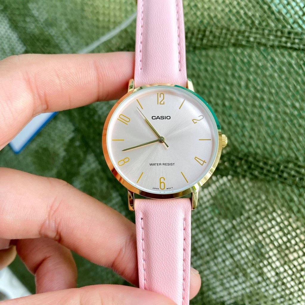 Đồng hồ nữ dây da Casio Anh Khuê LTP-VT01GL-4BUDF