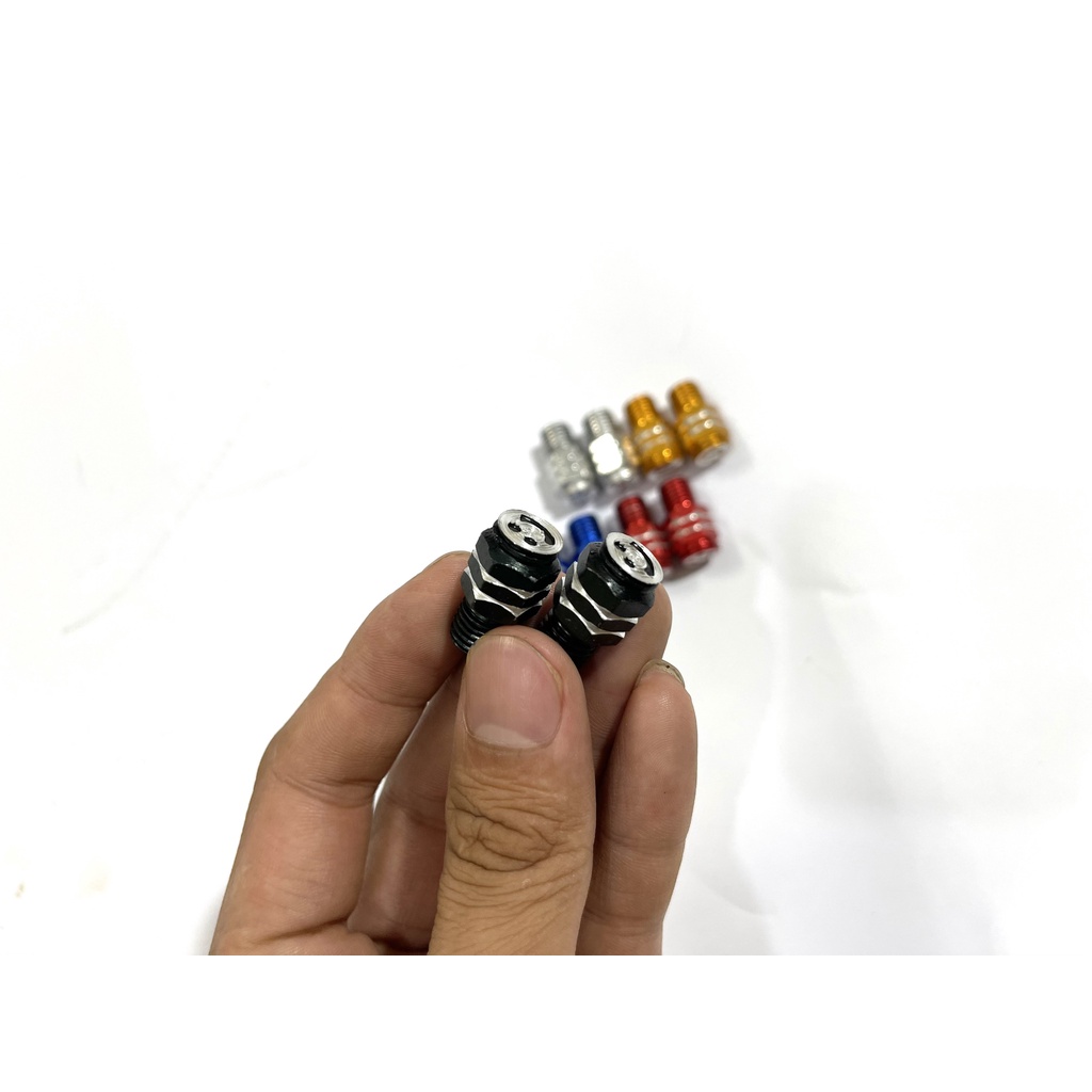 Ốc mặt cười chân gương xe máy 10mm gen xuôi,gen ngược