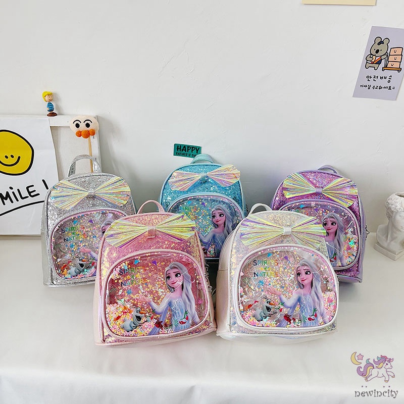 Balo đi học in hoạt hình thời trang Hàn Quốc cho bé gái