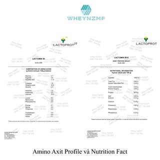 Whey Protein Isolate 90% - Sữa tăng cơ LACTOPROT