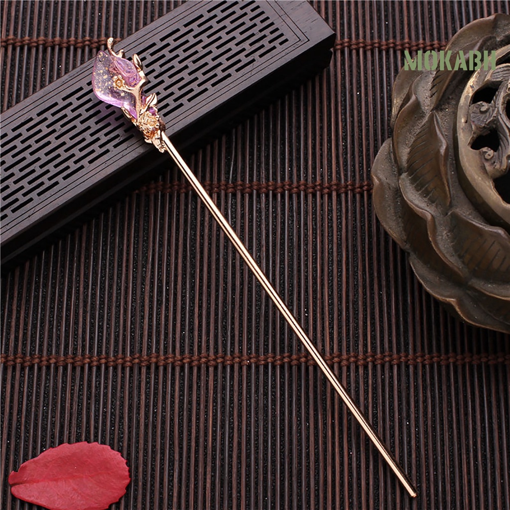 Trâm Cài Tóc Đính Pha Lê Giả Trong Suốt Phong Cách Trung Hoa Cổ Điển