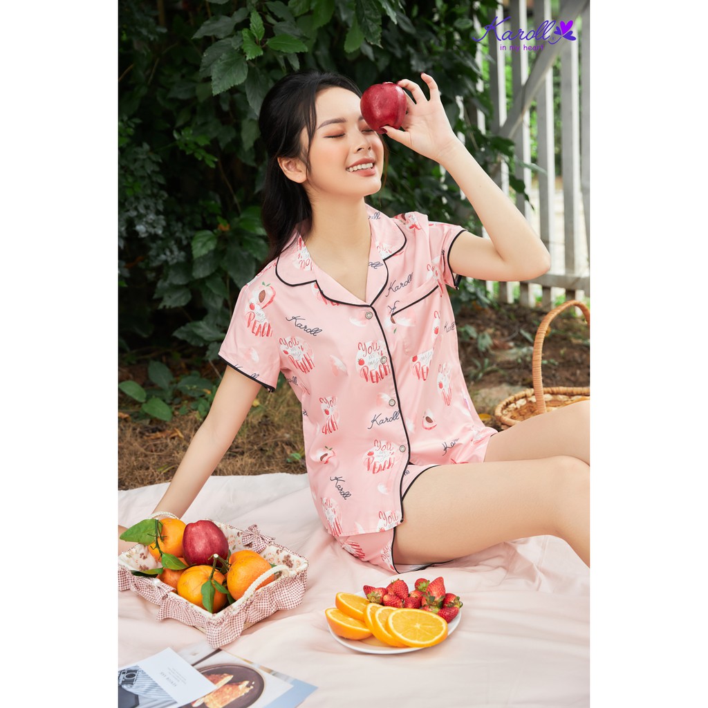 Bộ đùi Karoll cao cấp mềm mại họa tiết đơn gian NH21.182