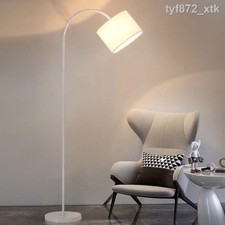 ☼Đèn sàn Phòng khách đơn giản ghế sofa hiện đại bên cạnh giường ngủ bảo vệ mắt Đèn LED điều khiển từ xa Đèn đánh cá màu