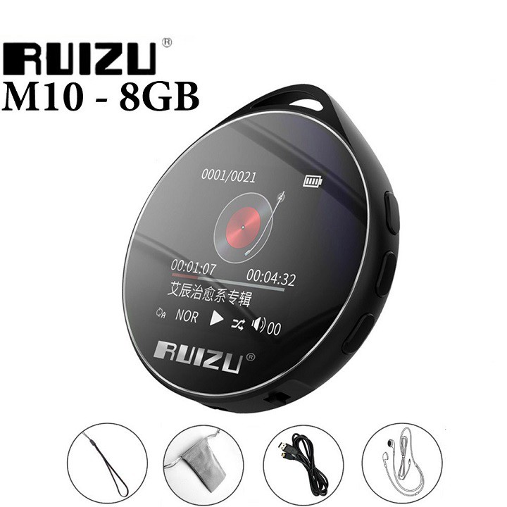 [Mã ELHACE giảm 4% đơn 300K] Máy nghe nhạc Ruizu M10,chất lượng cao có Bluetooth,lossless Màn hình cảm ứng 1.8inch