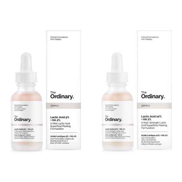 Serum sáng da Lactic Acid + HA - The Ordinary