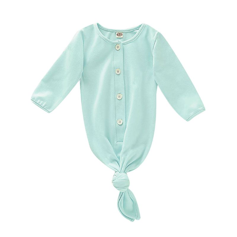 Bộ Đồ Ngủ Liền Thân Thắt Nút Dành Cho Bé Sơ Sinh