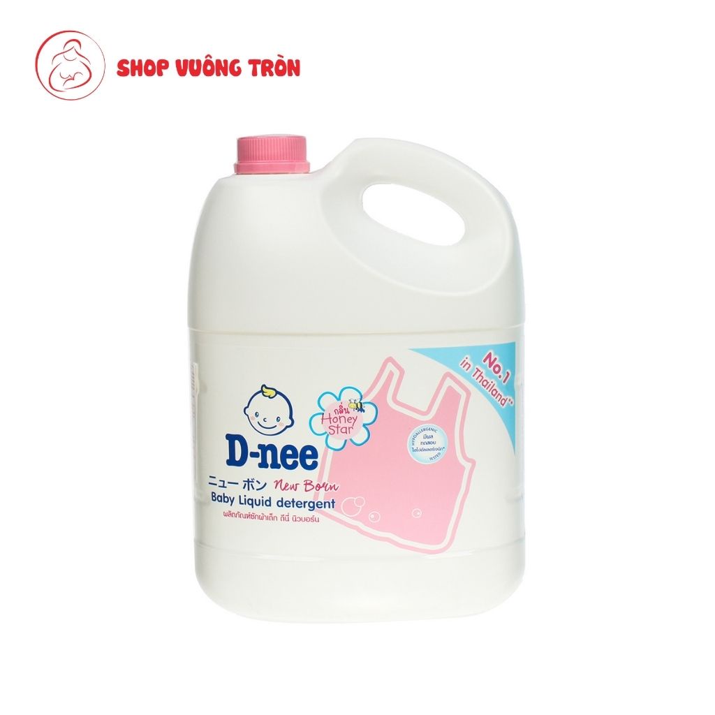 Dnee Nước Giặt Thái Lan Mùi Hương Dịu Nhẹ, An Toàn Chuyên Dùng Giặt Đồ Cho Bé Yêu 3000ml