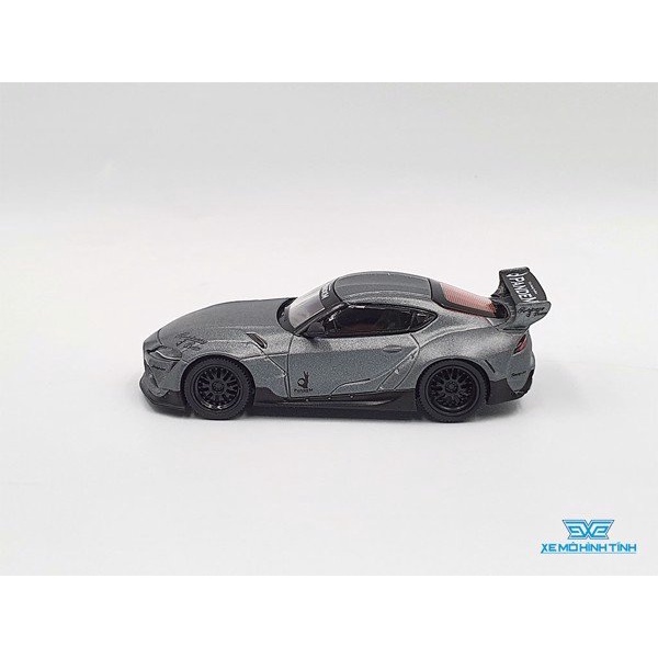 Xe Mô Hình Pandem Toyota GR Supra V1.0 1:64 MiniGT ( Xám Nhám )