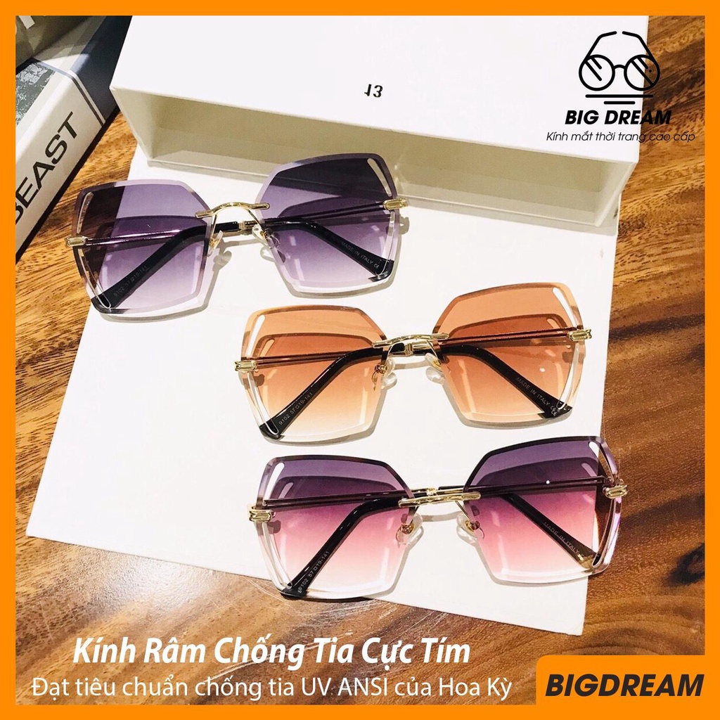 [TẶNG KÈM HỘP + KHĂN  LAU] Kính mát nữ thời trang cao cấp,  Mắt kính nữ chống tia UV - Bảo hành 12 tháng 1 đổi 1