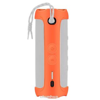 Carrying Case Portable Silicone Speaker Accessories Waterproof Pierced Storage Dustproof For JBL Flip 5