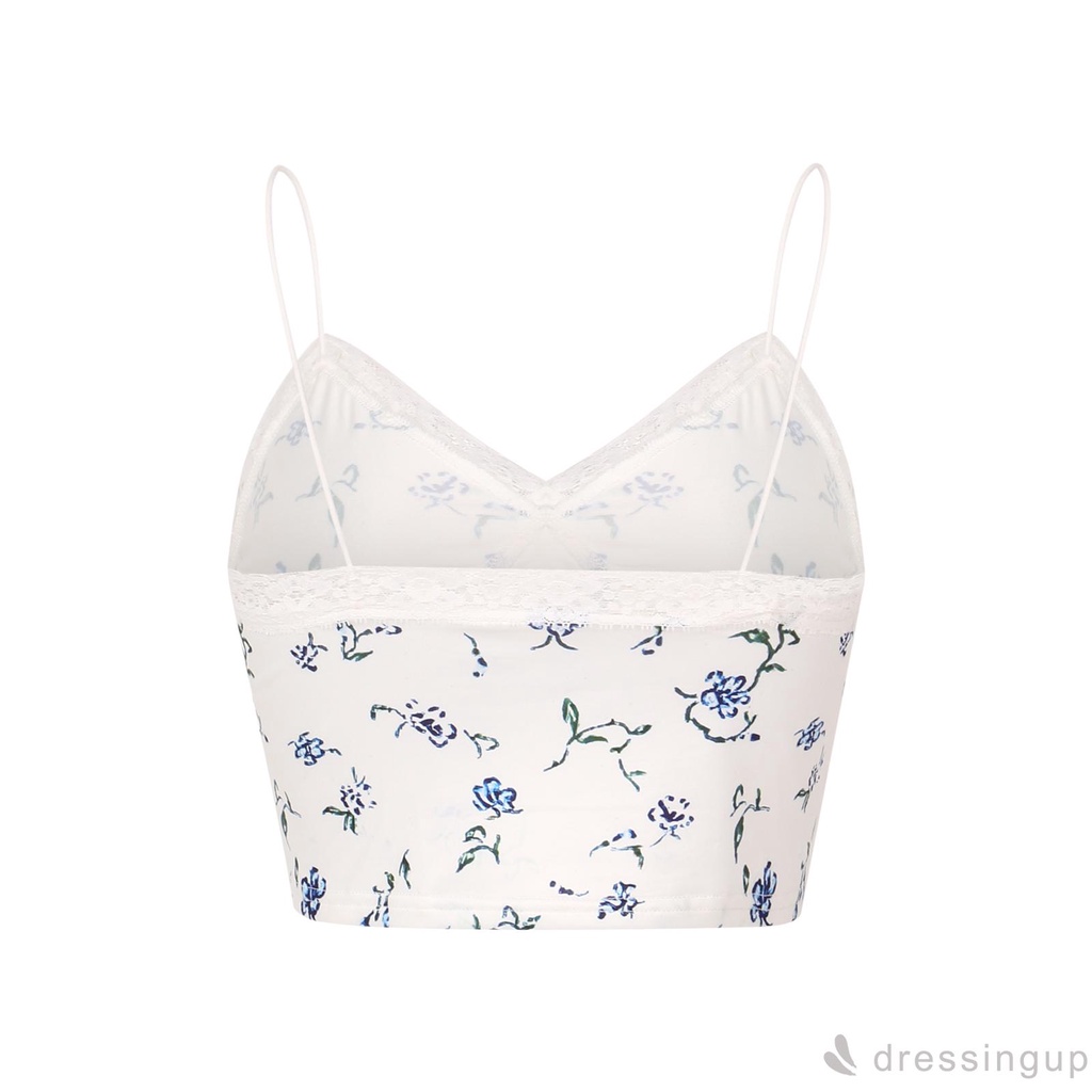 Áo Nữ Không Tay Cổ Chữ V Phối Ren Thời Trang Quyến Rũ