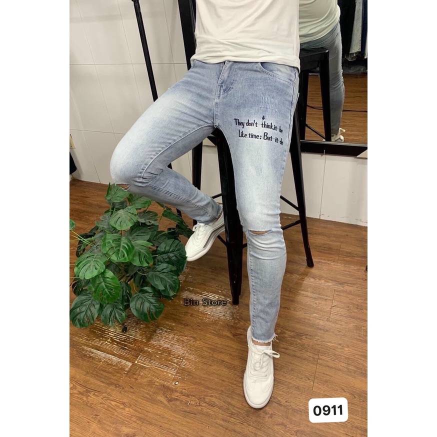 Quần Jean Nam Mẫu Mơi 💝Freeship💝 Quần Bò Nam Rách Xước Quần Rin Nam Cao Cấp HU429 | BigBuy360 - bigbuy360.vn