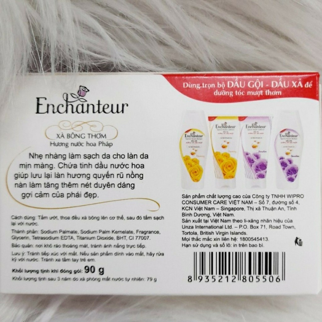 Xà Bông Thơm Enchanteur Deluxe 90g
