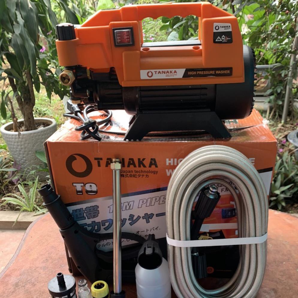 Máy rửa xe TANAKA NHẬT BẢN công suất lớn 2500w siêu mạnh