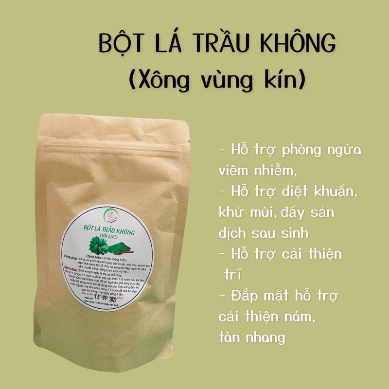 Mã 254FMCGSALE giảm 8% đơn 500K BỘT LÁ TRẦU KHÔNG DẠNG TÚI LỌC