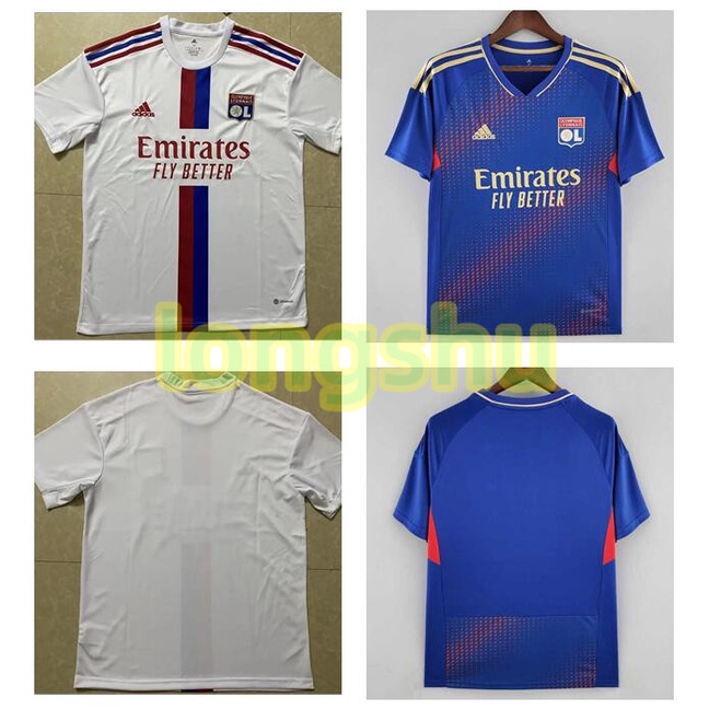 Áo Thun Bóng Đá Đội Tuyển Lyon 2022 2023 Size S-XXL