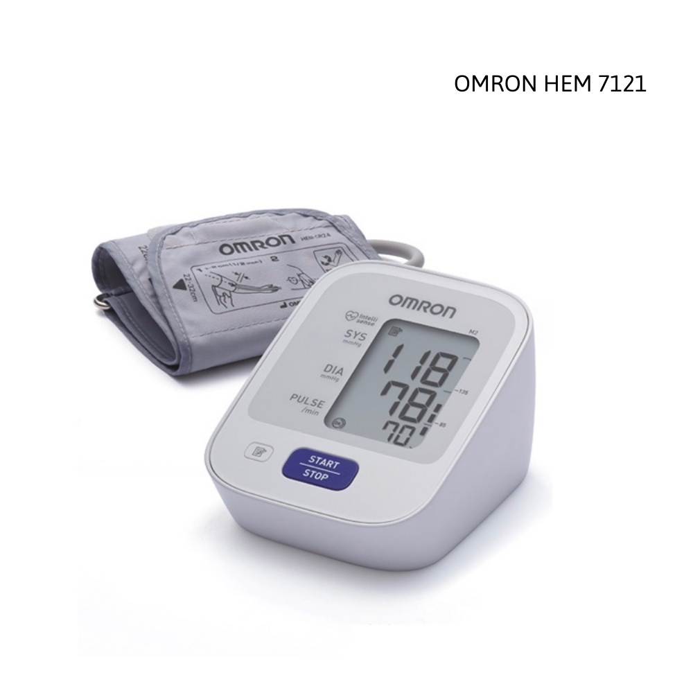 Máy đo huyết áp bắp tay tự động Omron cao cấp HEM-7121 chính hãng - Thiết bị y tế gia đình Medifa