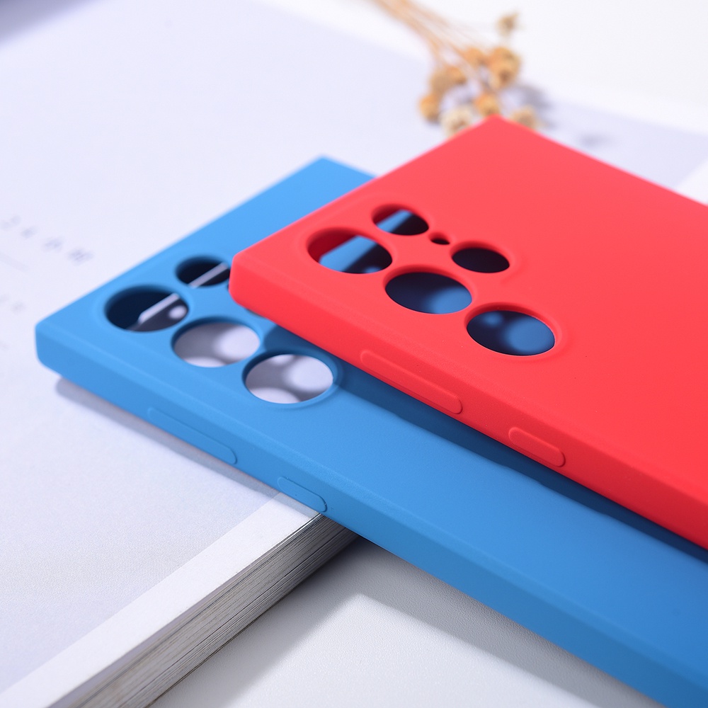 Original Samsung Galaxy A03 164 A03S A22 A51 M40S M32 F22 S21FE S22 / S22 Plus / S22 Ultra Liquid Silicone Case