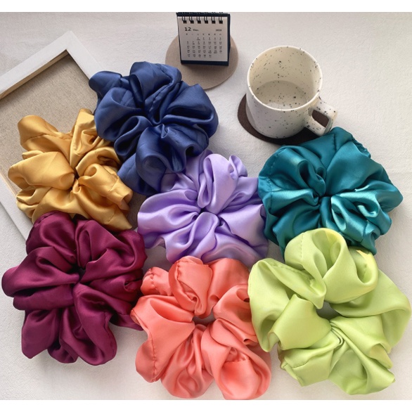 Dây Buộc Tóc Scrunchies Dễ Thương Tiệm Thêu Việt Cột Tóc TT03