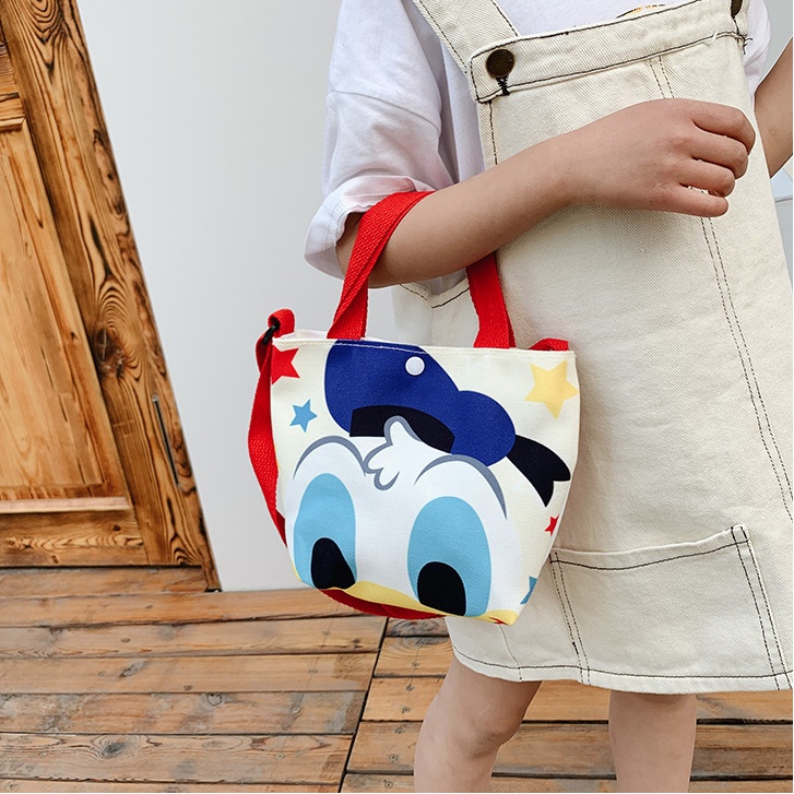 Túi đeo chéo mini cho bé trai bé gái Hạ Băng Designs, túi xách mini trẻ em đựng tiền điện thoại - Disney