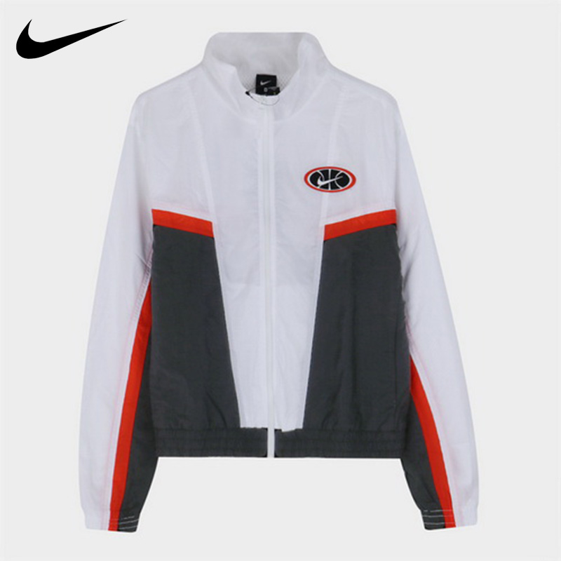 NIKE THROWBACK Men's Sports Basketball Training Stand Collar Casual Woven Jacket AV9756 +++ 100% Authentic Guarantee +++