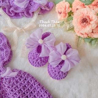SET VÁY TÍM CỰC YÊU CHO BÉ GÁI