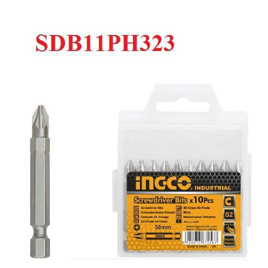 Mũi bắn vít cộng đuôi lục giác INGCO SDB11PP123 - SDB11PH223 - SDB11PH323