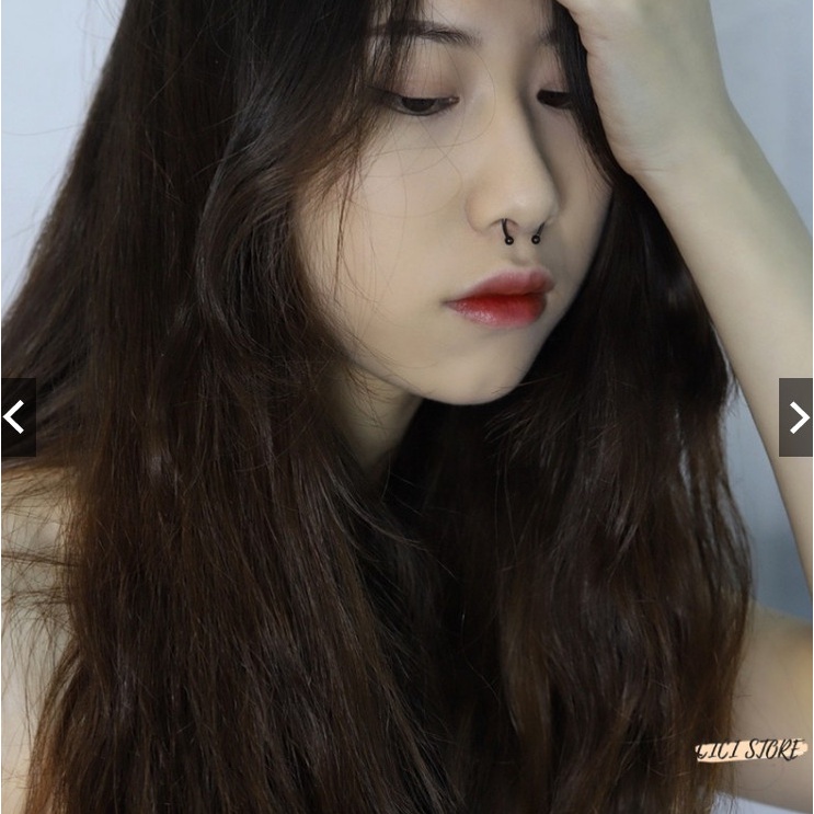 Khuyên Mũi Nam Châm Ko Cần Xỏ Lỗ Dành Cho Nam Nữ Unisex Titan Ko Đen TT 4292