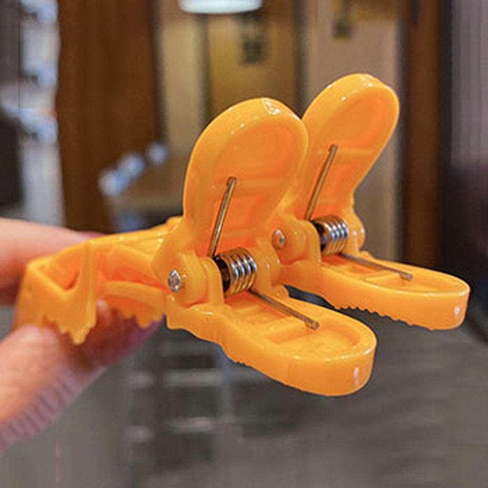 (Hàng Mới Về) Set 6 Kẹp Tóc Răng Cá Sấu Nhiều Màu Cho Nữ