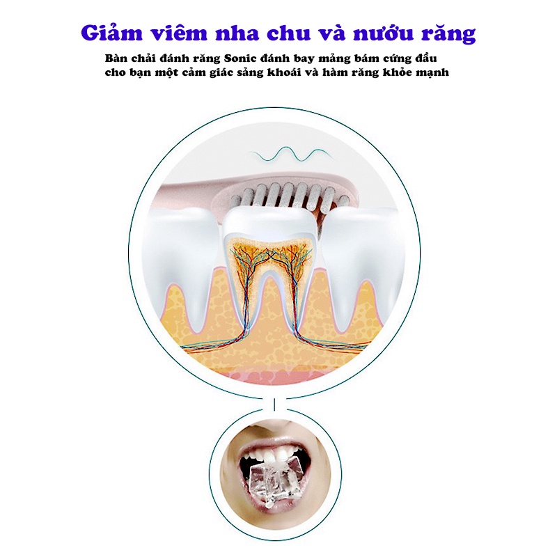 Đầu bàn chải điện tử Sonic X2 X3 chăm sóc vệ sinh răng miệng AH24