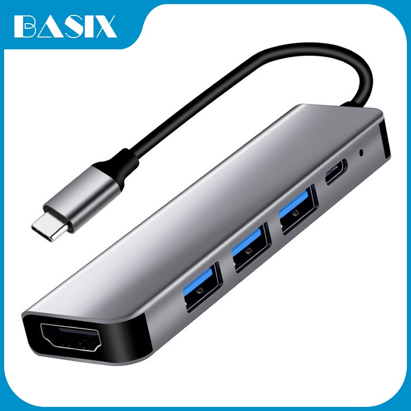 Bộ HUB Chuyển Đổi Type C Sang HDMI 4K HD USB-C 3.0 Cho Matebook Samsung S20 Dex TV Laptop