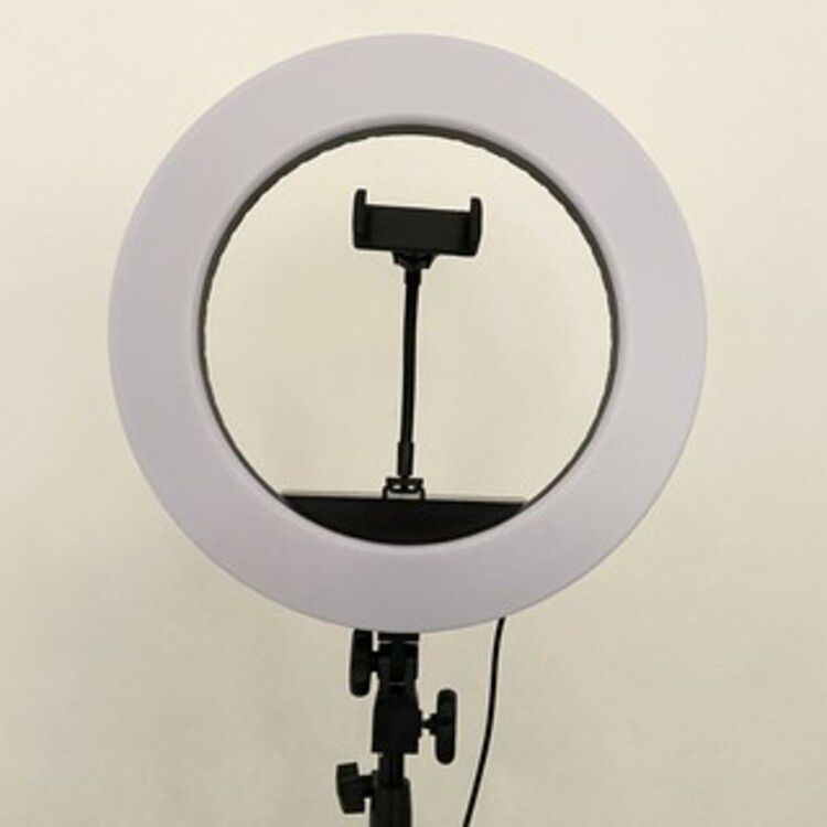 Đèn led livestream 16cm, 35cm, 45cm có giá đỡ điện thoại kèm chân đèn, đèn livestream quay tiktok chụp ảnh