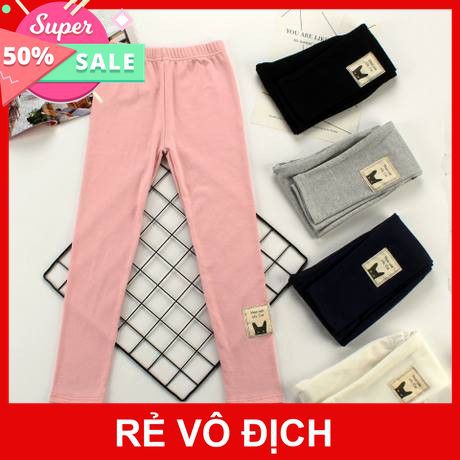 [GIÁ SỈ] Quần leggings thun tăm co giãn 4 chiều, chất dày đẹp, hành nhập QC (Đen)