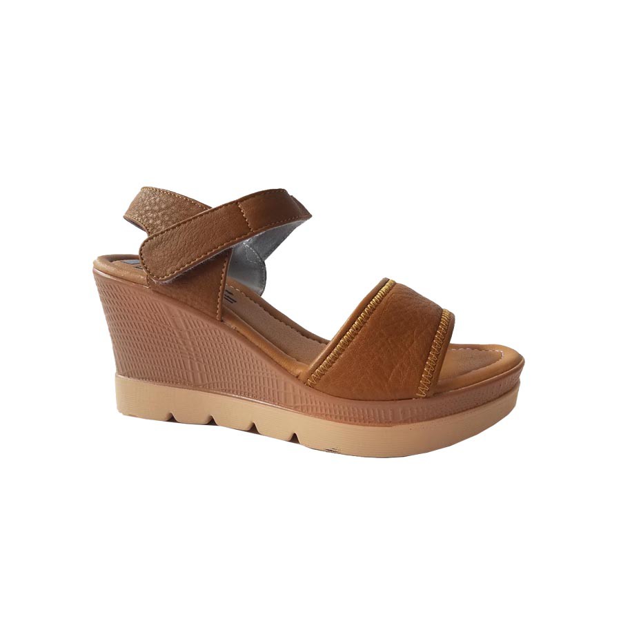 Giày Đế Xuồng Nữ BIGBEN Da Bò Thật Nâu Đen GĐX27 | BigBuy360 - bigbuy360.vn