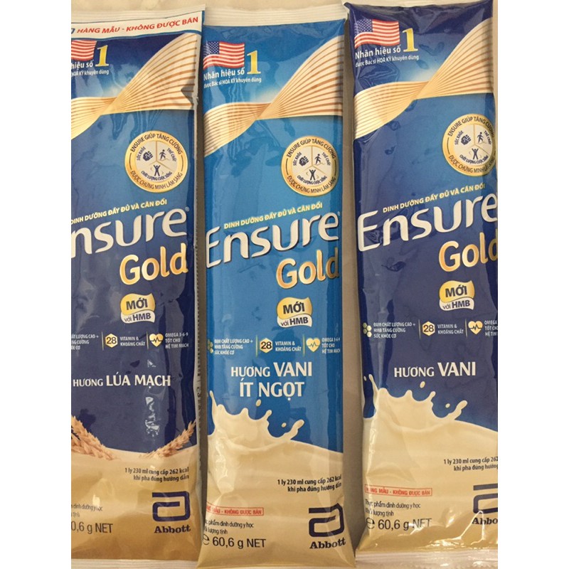 Combo 20 gói sữa Ensure date 2022