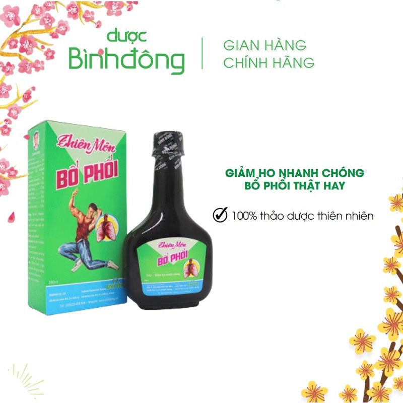 Thiên môn bổ phổi (chính hãng) chai 280ml