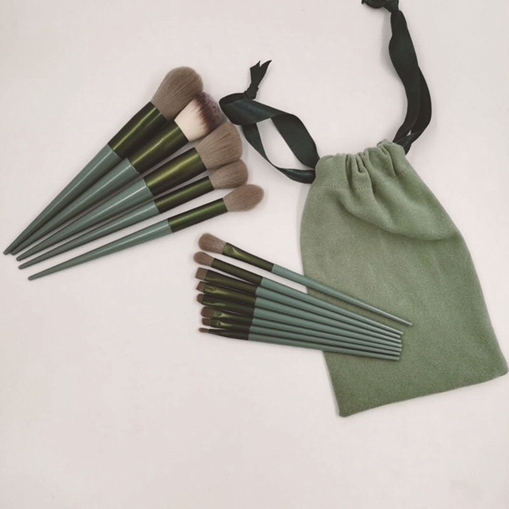 Bộ 13 Cọ Trang Điểm Lông Mềm Mịn Nhanh Khô An Toàn