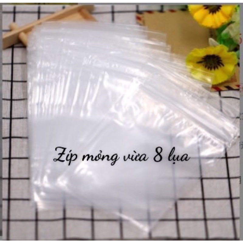 100 túi zíp li lông nhỏ xíu dùng đựng phụ kiện nhỏ