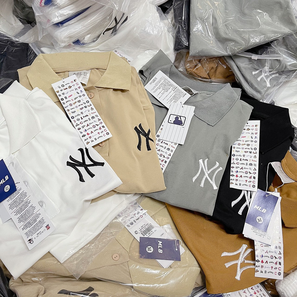 Áo thun POLO trơn chất cá sấu cho nam, áo POLO NY | BigBuy360 - bigbuy360.vn