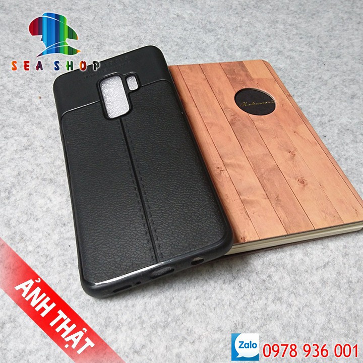 Ốp lưng Samsung Galaxy S9 Plus vân da loại A