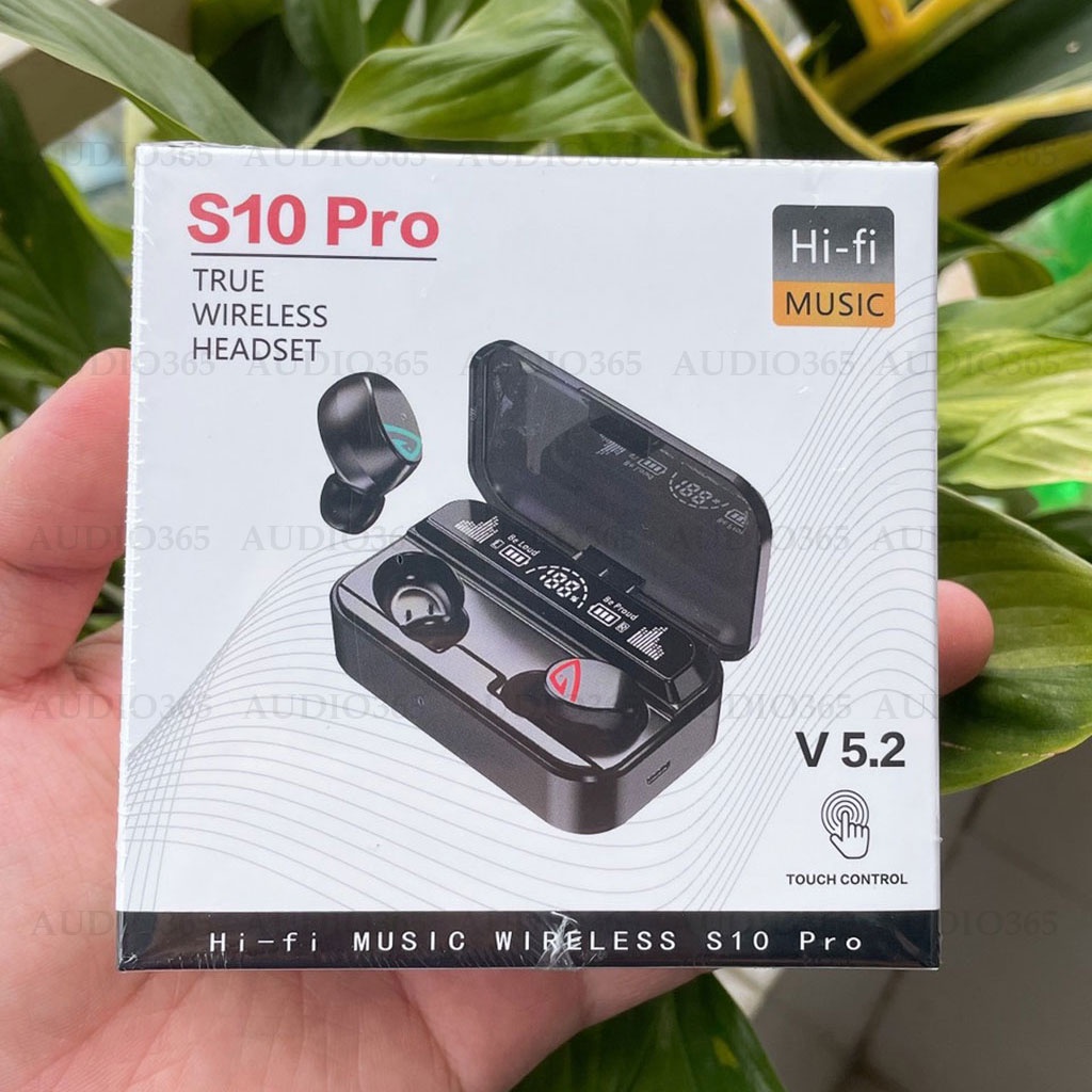 Tai nghe bluetooth gaming S10 Pro  M10 cao cấp, cảm ứng, hỗ trợ đàm thoại, nghe nhạc