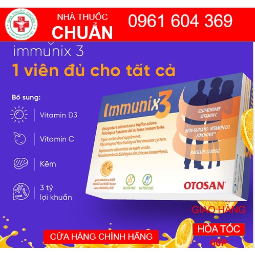 IMMUNIX3 Tăng sức đề kháng