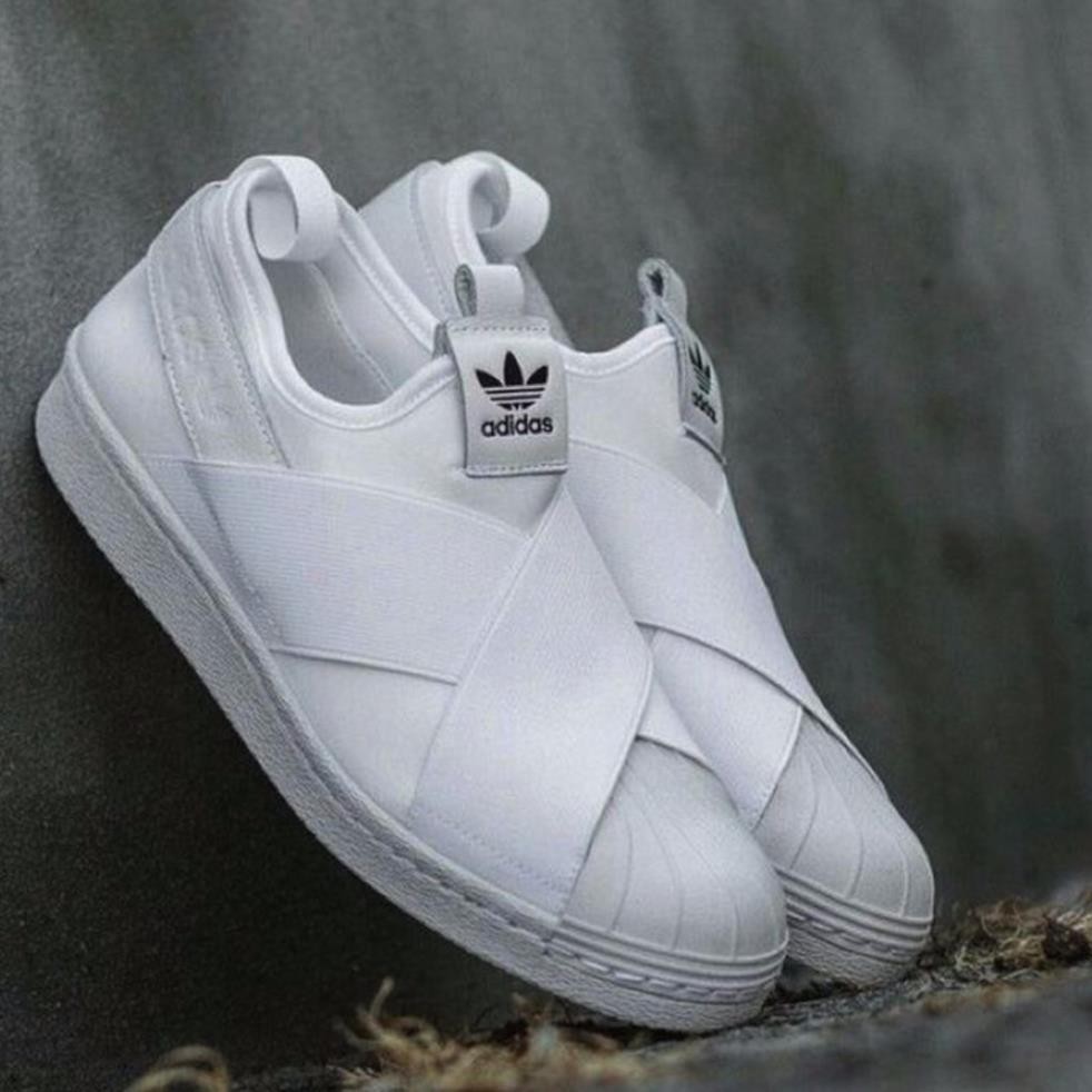 11-11 SALE KHỦNG [Chính Hãng] Giày Adidas Superstar Slip On White chính hãng 100% . 2020 new HOT . new RẺ VÔ ĐỊCH *