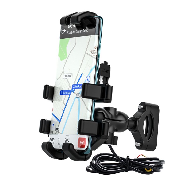 Giá Đỡ Điện Thoại Bằng Hợp Kim Nhôm Chống Sốc Gắn Xe Máy Tiện Dụng | BigBuy360 - bigbuy360.vn