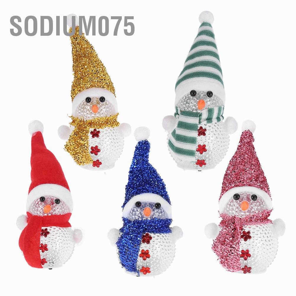 Sodium075 Sodium075 Đèn LED ban đêm đầy màu sắc Phong cách người tuyết trang trí quán cà phê tại nhà